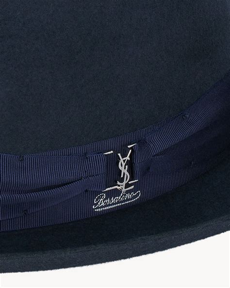 ysl borsalino|BORSALINO HAT IN WOOL FELT .